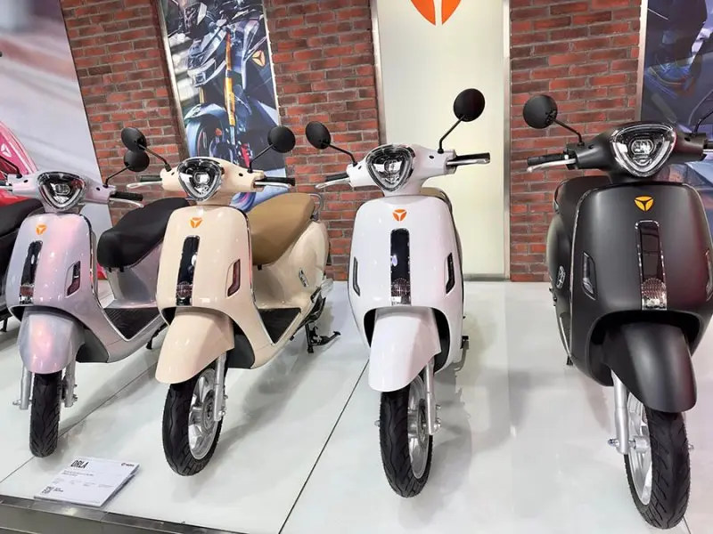 Bảng màu xe Yadea Orla 2024 