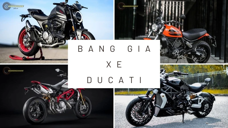 Bảng giá xe Ducati tháng 10/2024: Cập nhật thông tin mới nhất