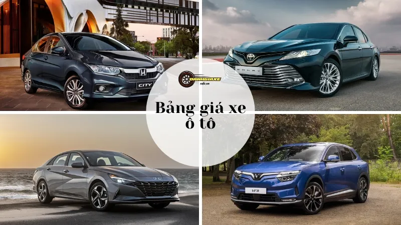 Cập nhật chi tiết bảng giá xe ô tô tháng 10/2024 mới nhất