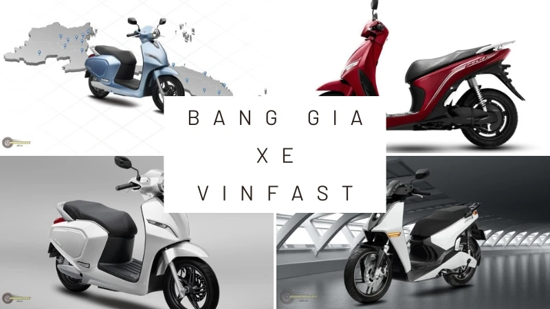 Cập nhật bảng giá xe máy điện VinFast tháng 10/2024 mới nhất