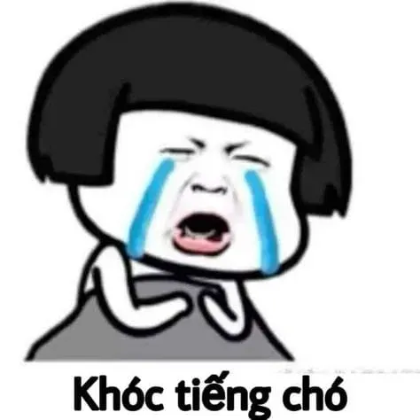 Meme chuột khóc dễ thương, chú chuột bày tỏ sự buồn bã trong lòng.