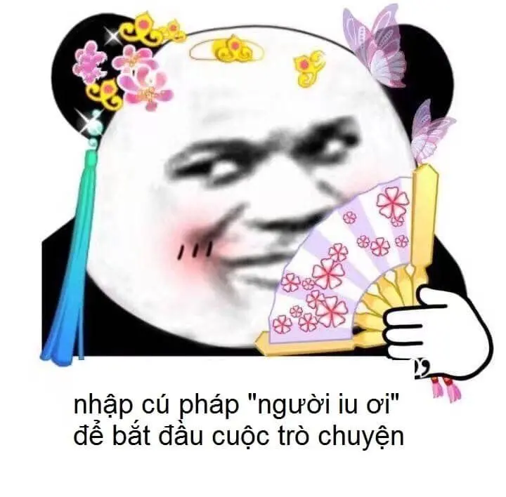 Hình meme gấu trúc hài hước, rất phù hợp ảnh chế vui.