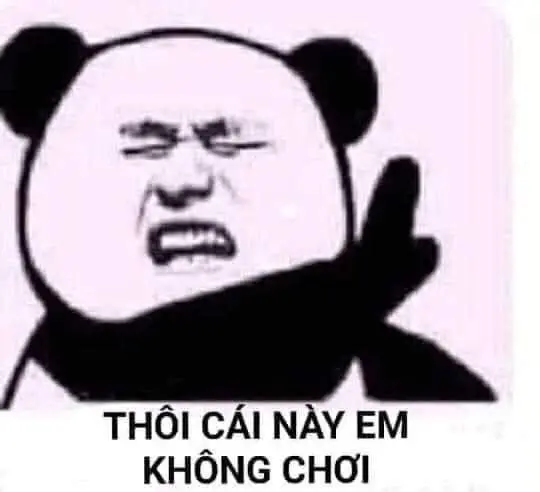 Ảnh gấu trúc meme sáng tạo, rất được chia sẻ trên mạng.