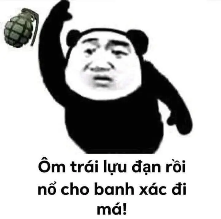 Meme gấu trúc hài nổi bật, khiến ai cũng yêu thích.