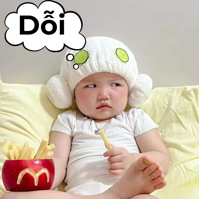 Thêm tiếng cười với meme đừng giận nữa ngộ nghĩnh.