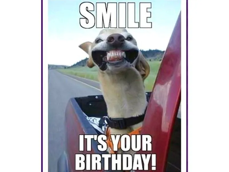 Happy birthday meme mang tiếng cười vui vẻ cho bạn bè