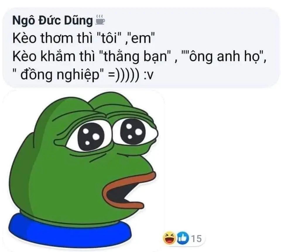 Ếch xanh meme buồn biểu cảm chạm đến cảm xúc sâu lắng.