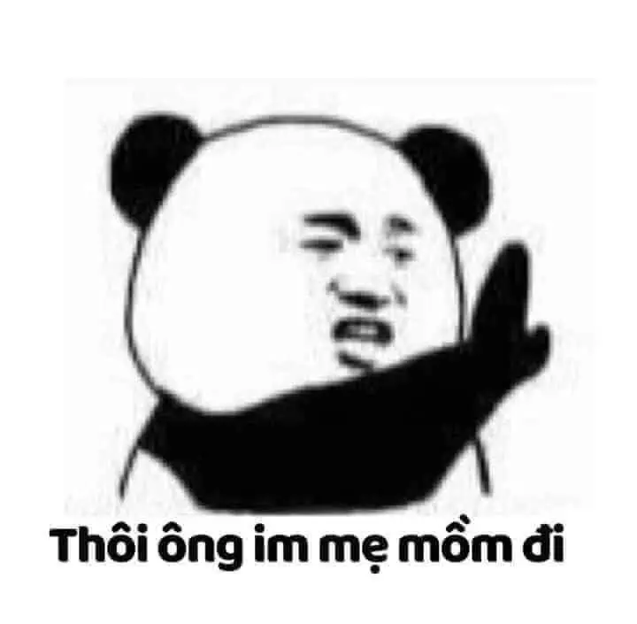 Troll face meme gấu trúc bựa weibo lầy lội, nổi bật.