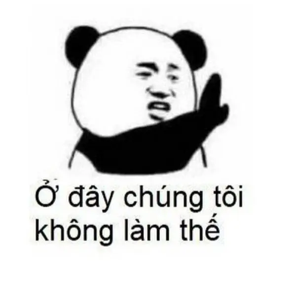 Ảnh chế meme gấu trúc sáng tạo, phù hợp mọi nội dung vui nhộn.