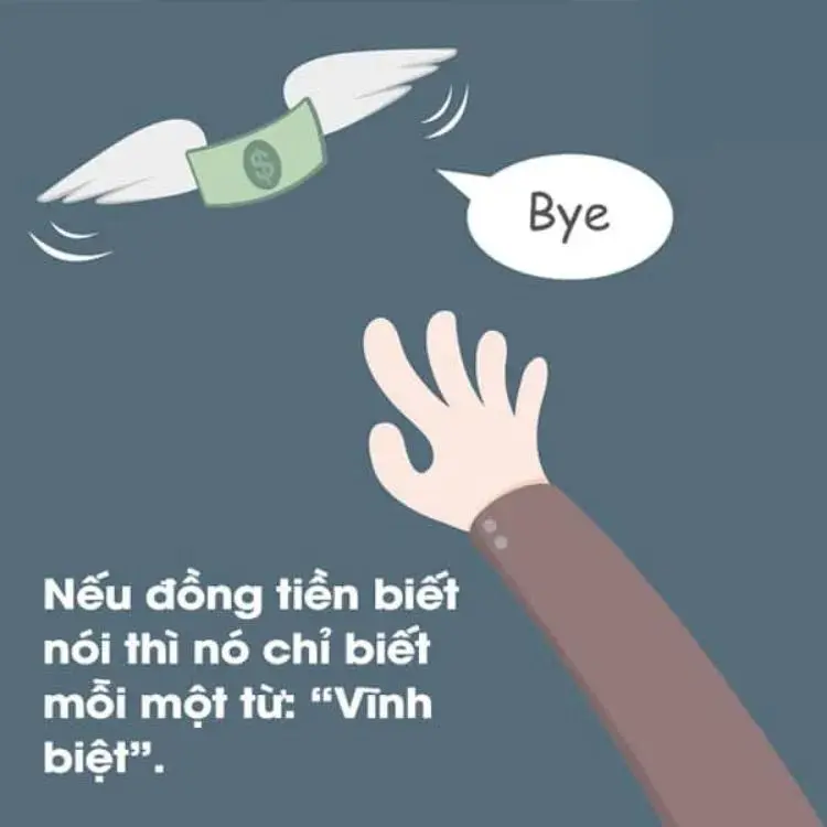 Meme ví tiền làm nổi bật nét hài hước trong cuộc sống hàng ngày.