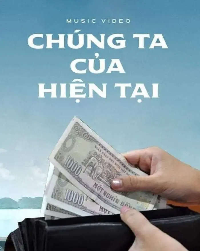 Meme tiền đây thể hiện cách nói hài hước và thực tế.