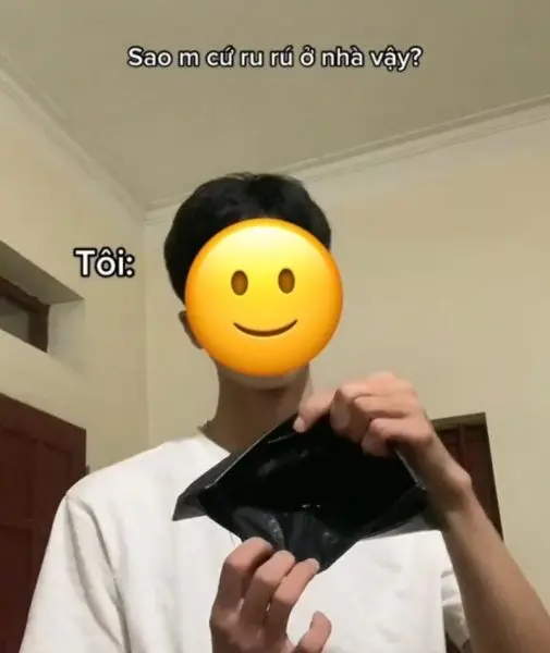 Meme cầm tiền biểu đạt hài hước khi cầm tiền trong tay.