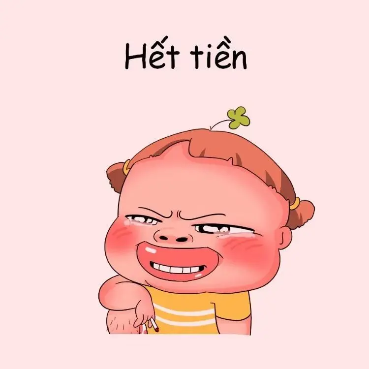 Meme hết tiền hài hước gây bão cộng đồng mạng