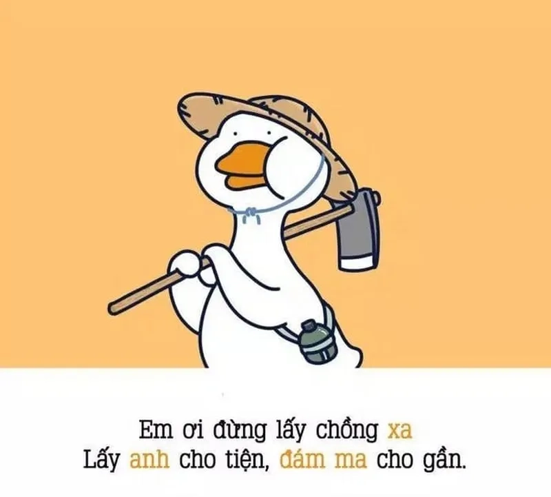 Meme trái tim cute đáng yêu và ngộ nghĩnh.