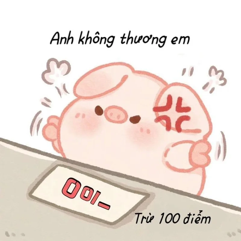 Cute meme bắn tim là hình ảnh đáng yêu đầy cảm xúc.