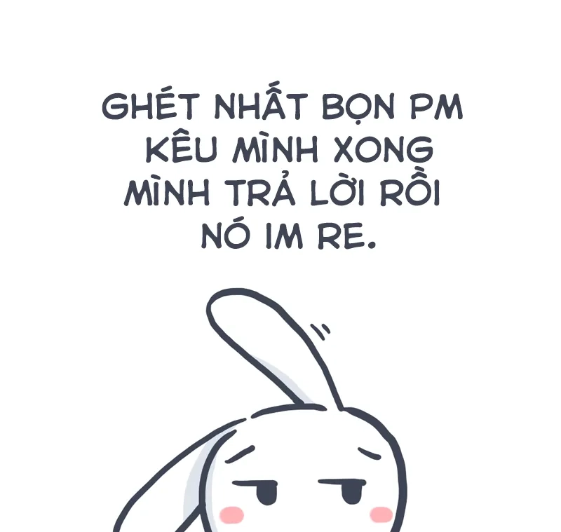 Meme thỏ khóc biểu cảm siêu đáng yêu.