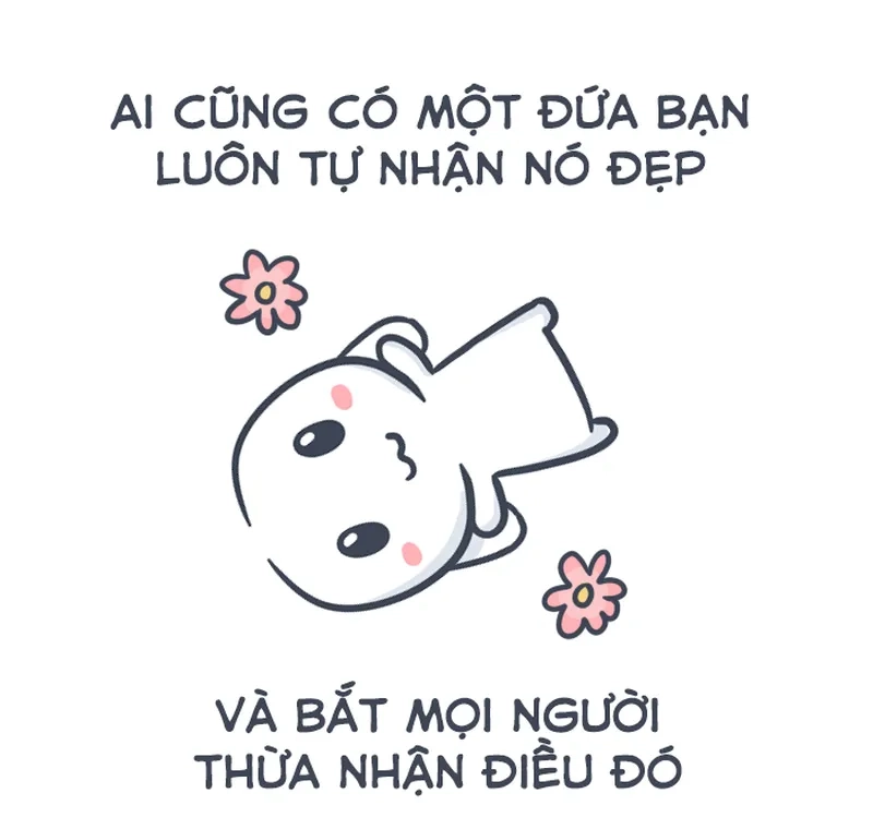 Meme thỏ hồng gãi đầu dễ thương, hài hước.