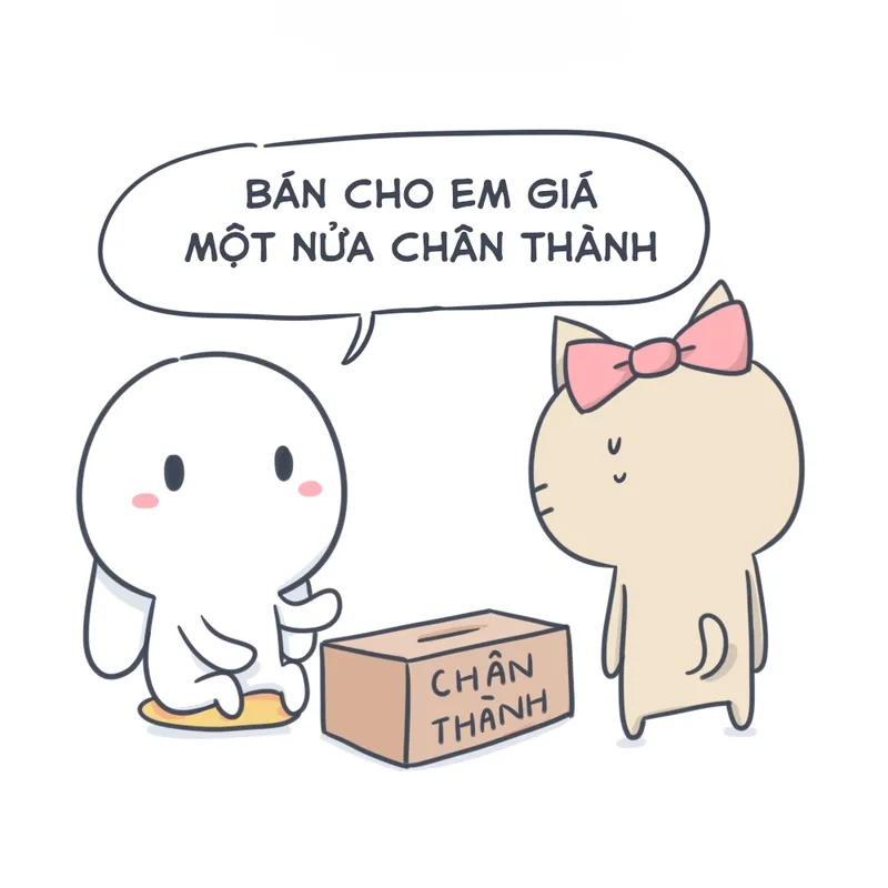 Meme thỏ 7 màu làm nhang nhồ siêu hài.