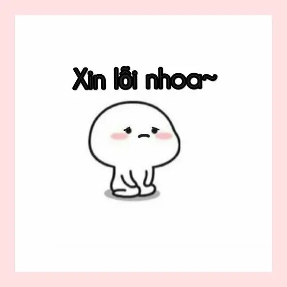 Meme xin lỗi mèo biểu cảm hài hước.