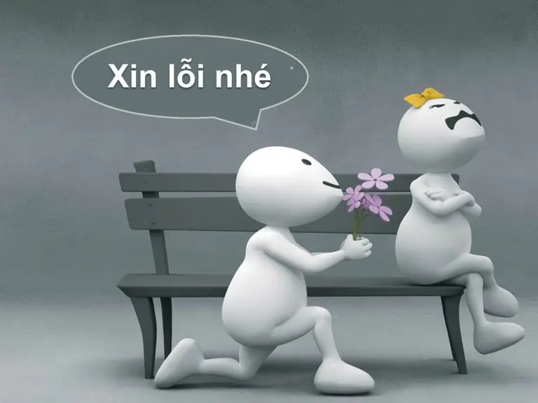 Meme xin lỗi đáng yêu dễ thương, lan tỏa nụ cười.