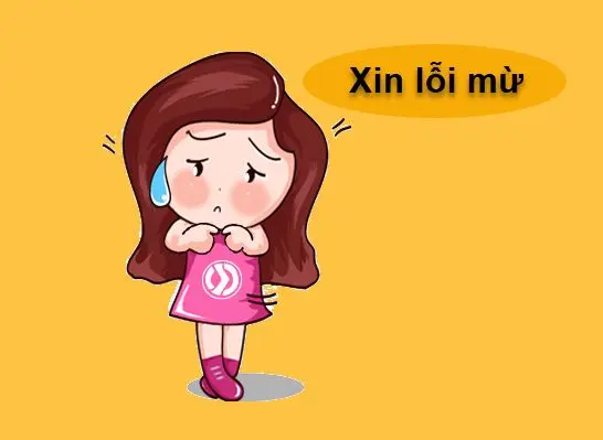 Ảnh meme xin lỗi người yêu cực hài.