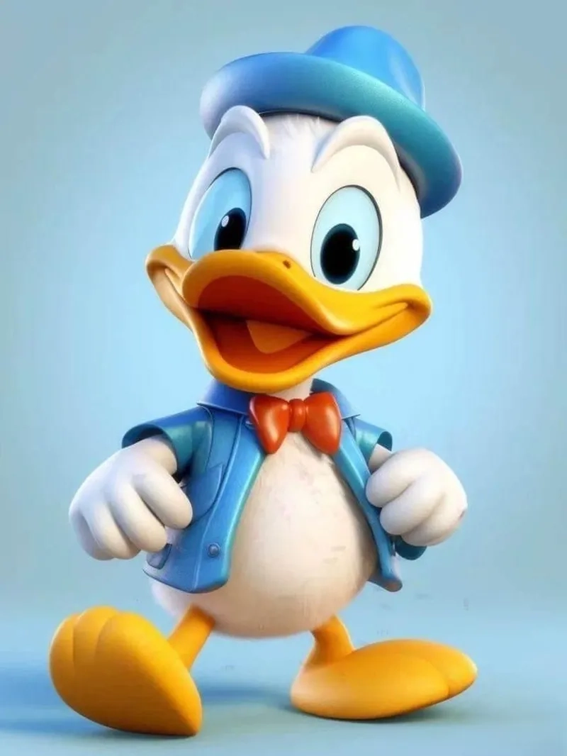 Vịt donald vịt donald hot trend bất hủ, ai cũng nhớ.