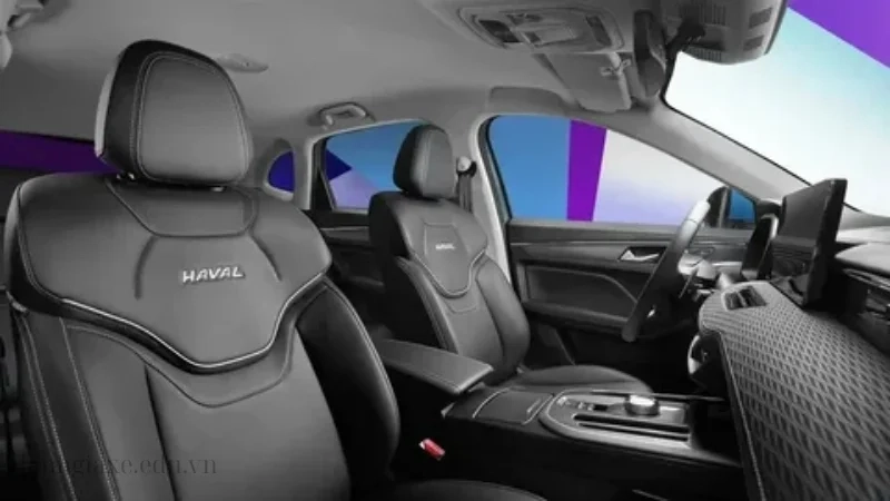 Nội thất Haval Jolion tinh tế, mang đến sự thoải mái tối đa