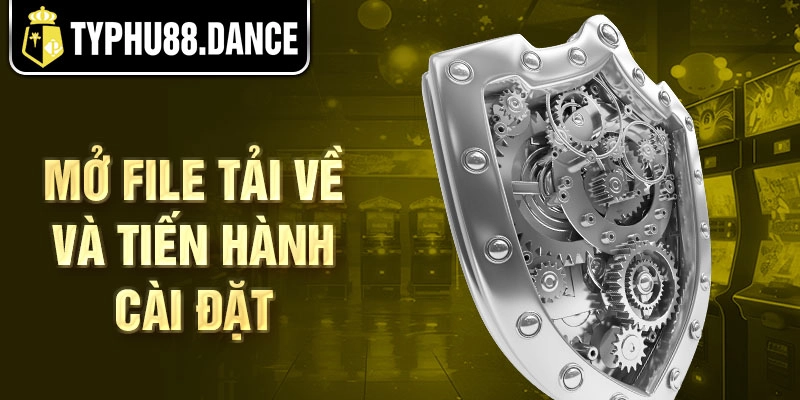 Mở file tải về và tiến hành cài đặt