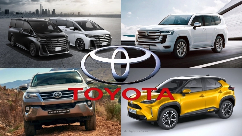 Bảng giá xe ô tô Toyota tháng 5/2025 đầy đủ các dòng