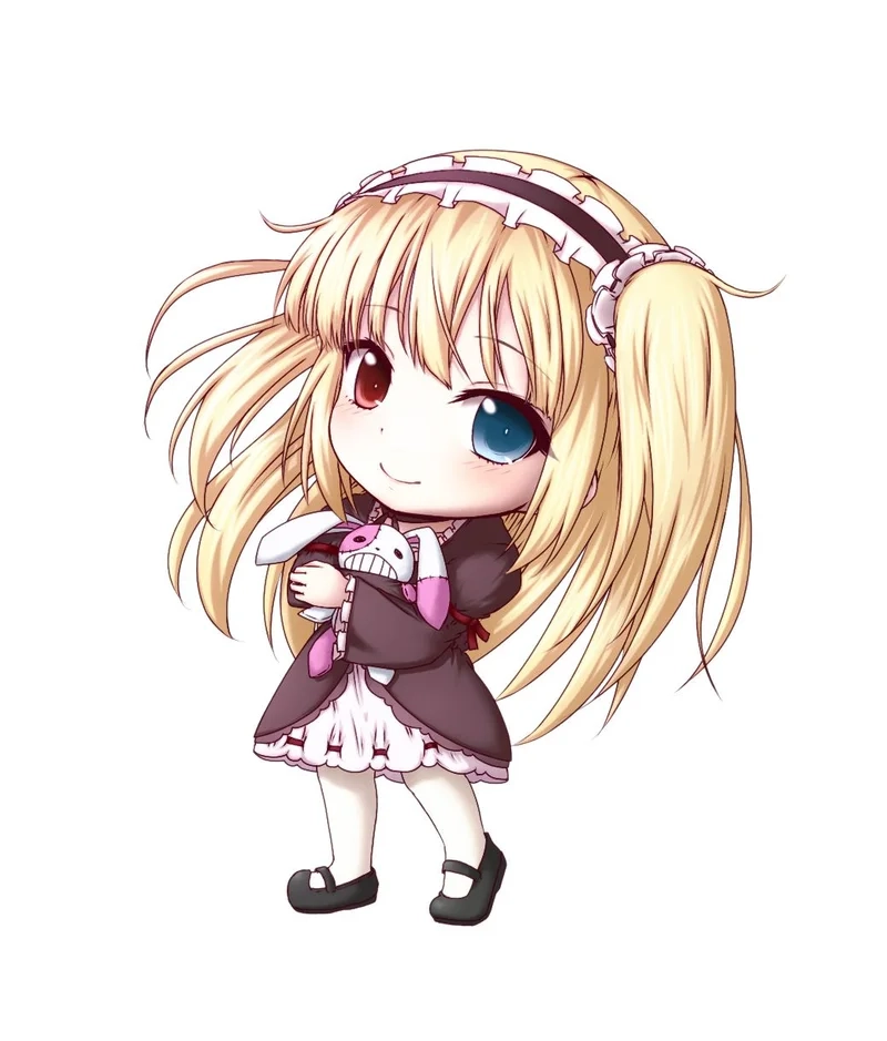 Hình nền đầy màu sắc hình ảnh chibi đáng yêu