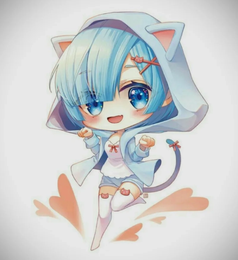 Nét vẽ tinh tế trong hình ảnh chibi girl avatar cute anime
