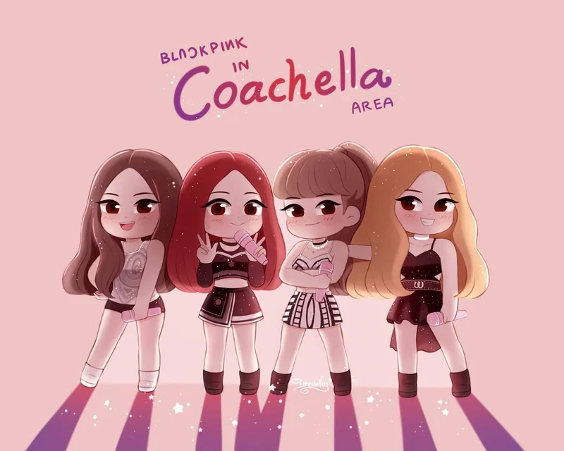 Tìm ngay hình nền cute blackpink chibi độc quyền