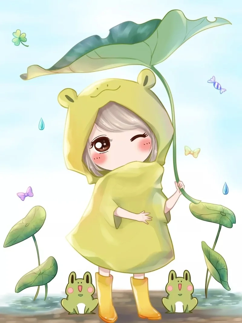 Hồn nhiên thuần khiết ảnh nữ cute chibi