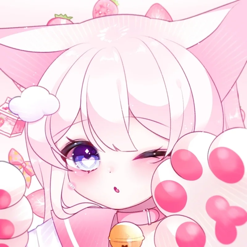 Màn hình nổi bật với nền chibi cute