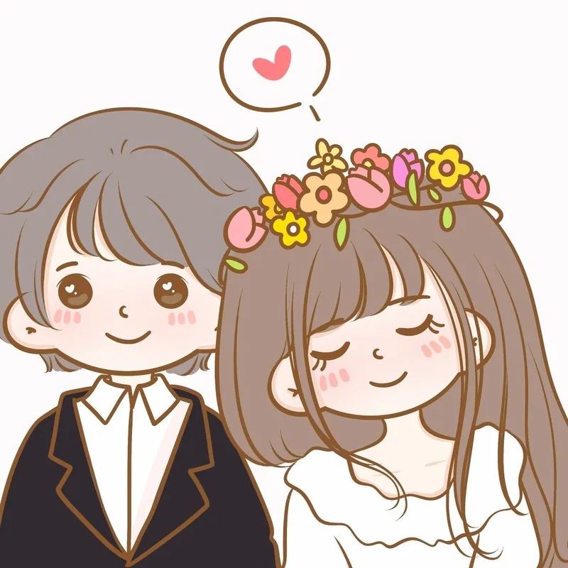 Lưu ngay bộ ảnh cặp đôi chibi cute siêu ngọt