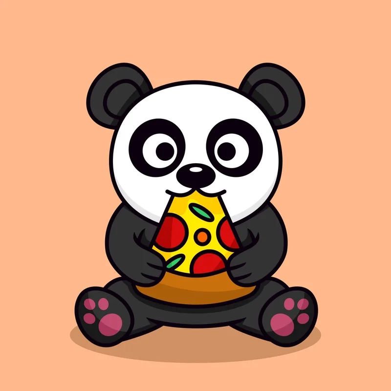 Ngọt ngào hơn bao giờ hết với hình ảnh gấu trúc chibi