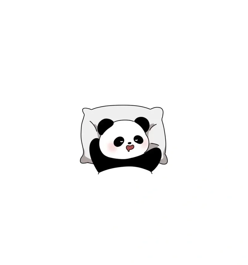Nét đáng yêu tuyệt đối từ hình panda chibi