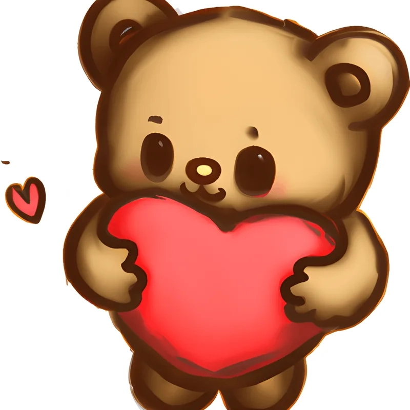 Ngọt ngào như kẹo với bộ gấu cute chibi cực phẩm