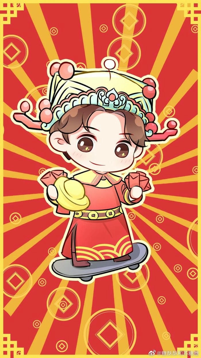 Loạt ảnh ảnh tết cute chibi đang làm cộng đồng phát sốt