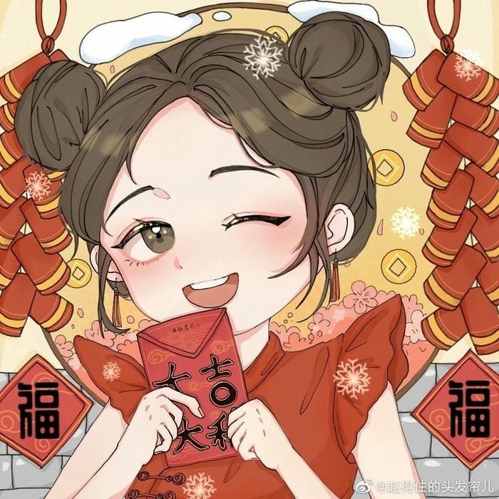 Đón Tết rộn ràng cùng dàn anime chibi ngày tết