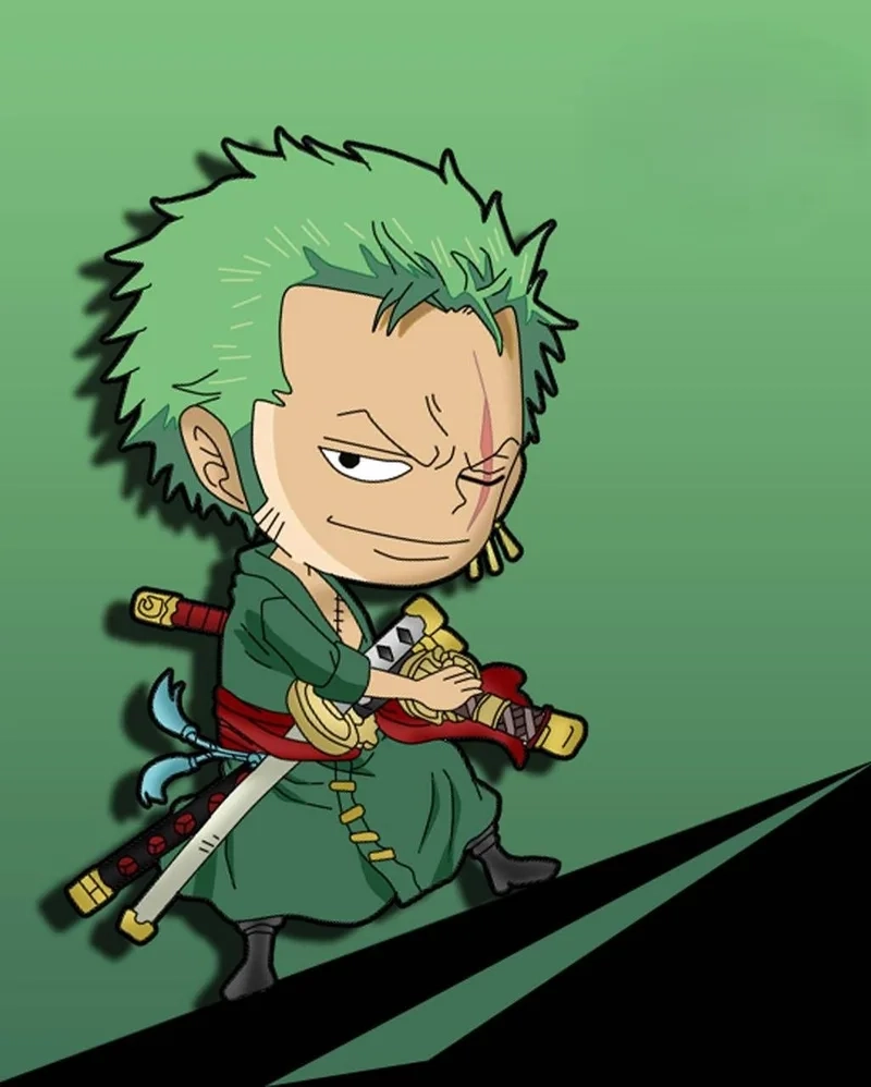 Sáng tạo cùng vẽ zoro chibi cute cho bé