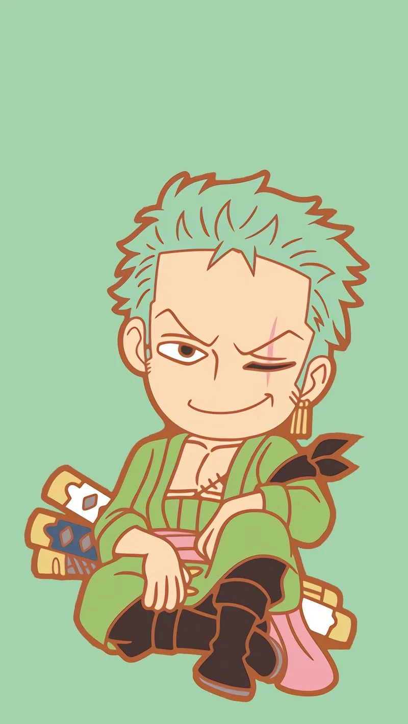 Bộ sưu tập hình chibi Zoro đẹp nhất dành cho tín đồ anime