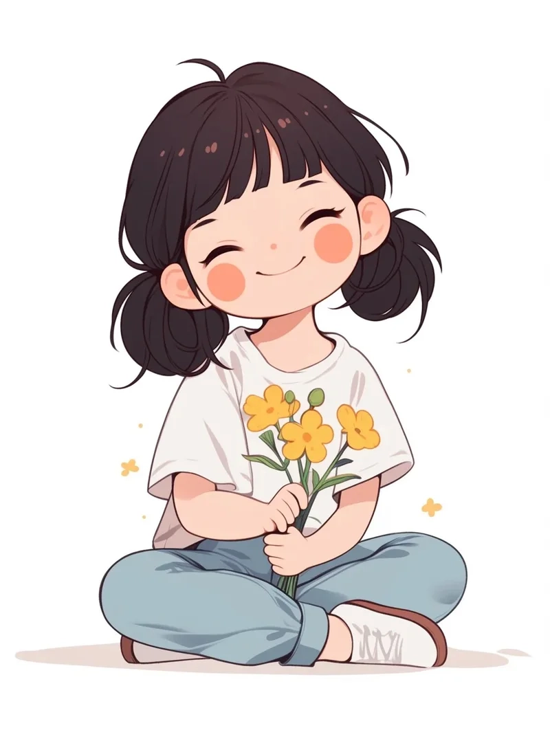 Tải ngay hình ảnh cô gái chibi siêu đáng yêu