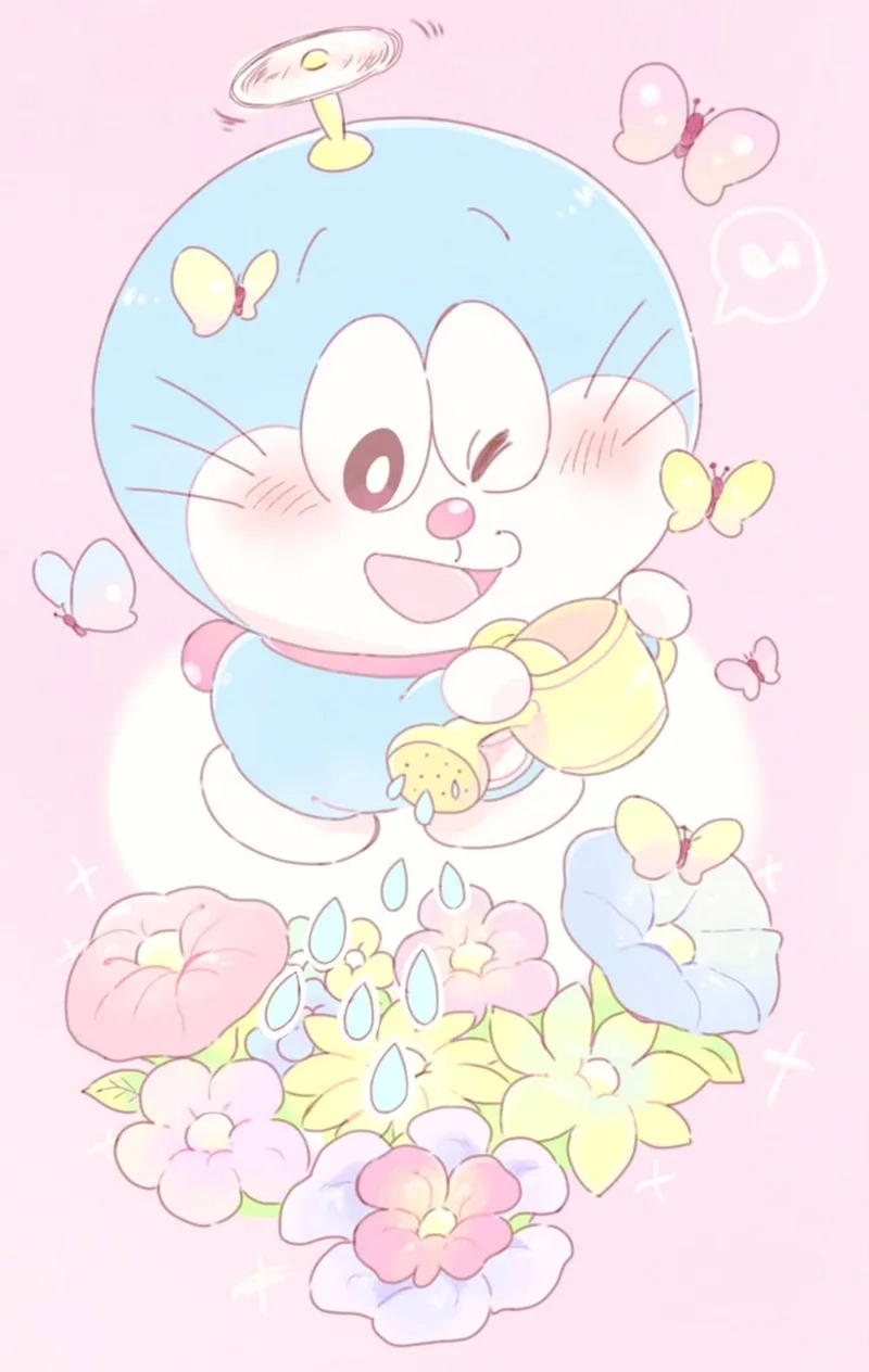 Tạo hình sinh động và ngọt ngào của doraemon chibi cute