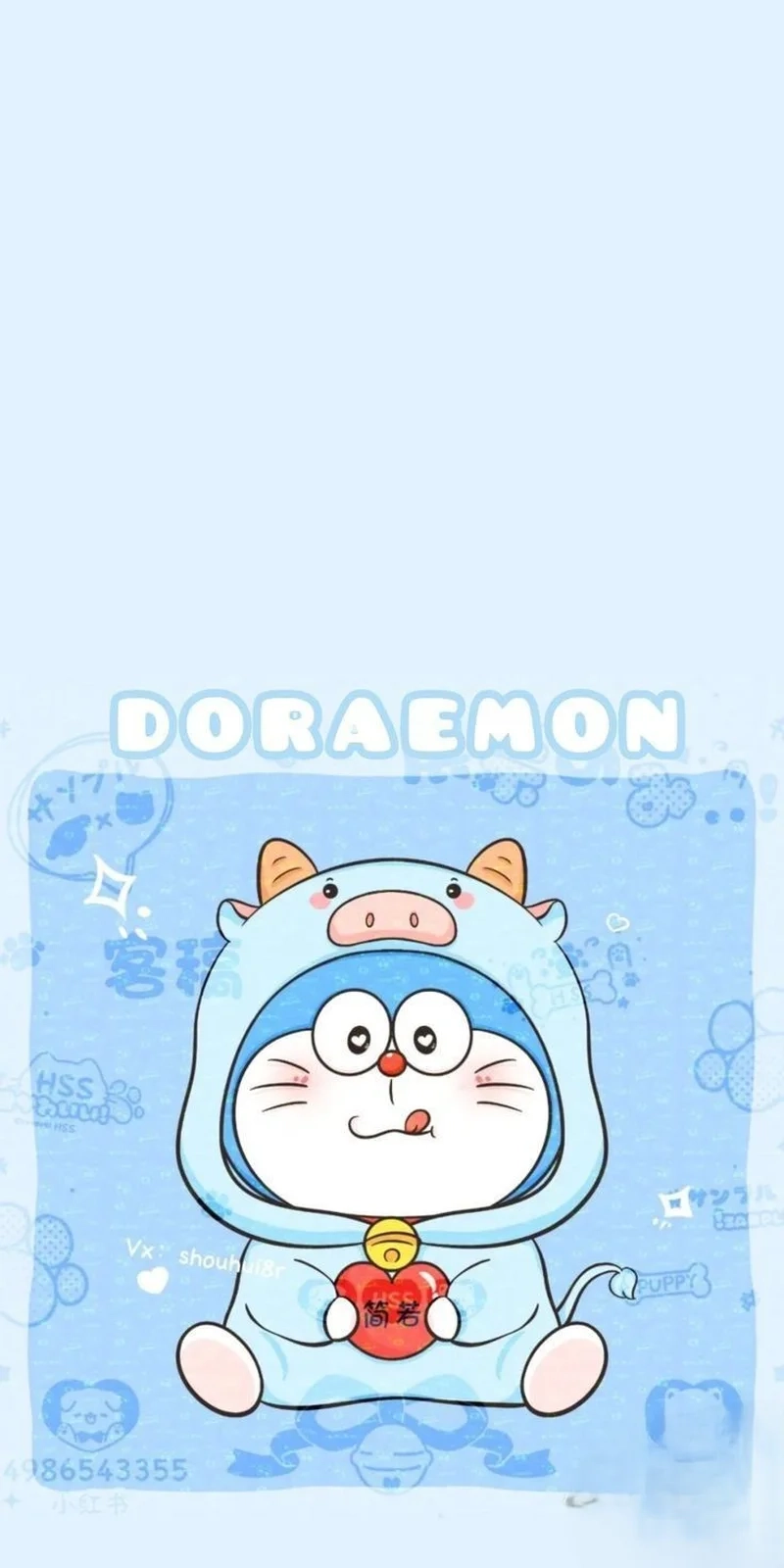 Cập nhật avatar mới với bộ doraemon chi bi siêu đáng yêu