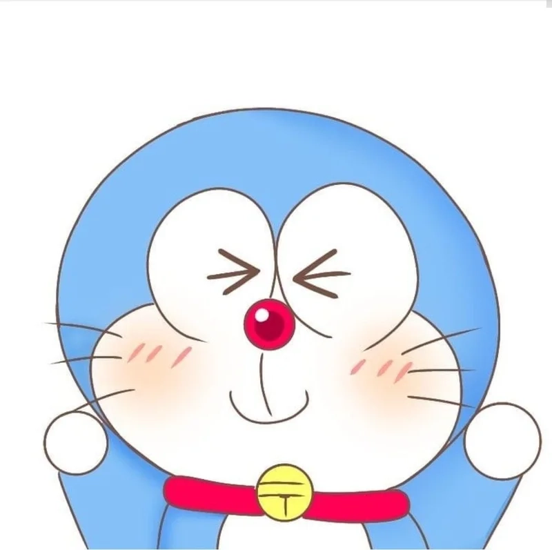 Hình ảnh đáng yêu đặc trưng của hình doremon dễ thương chibi