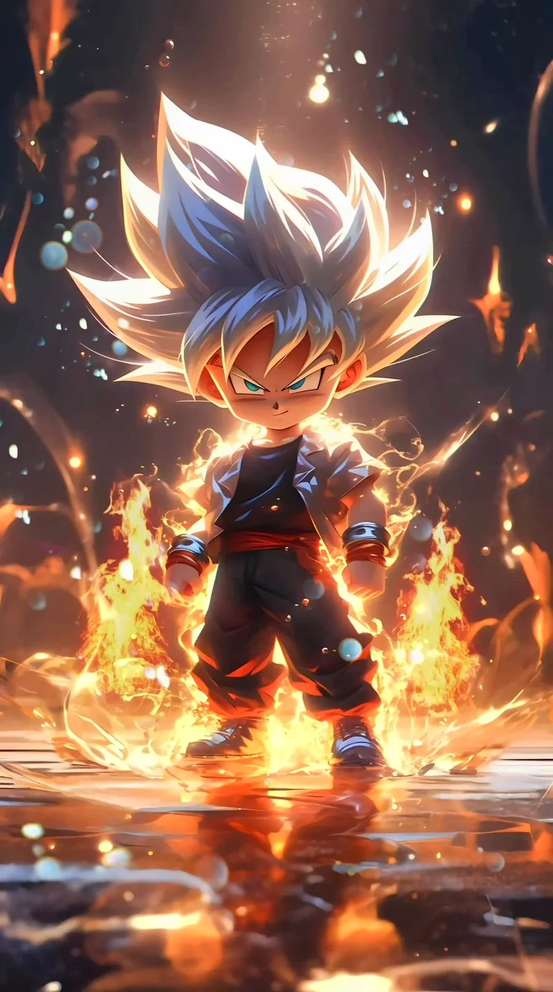 Thử tài hội họa cùng bộ vẽ goku chibi dễ học