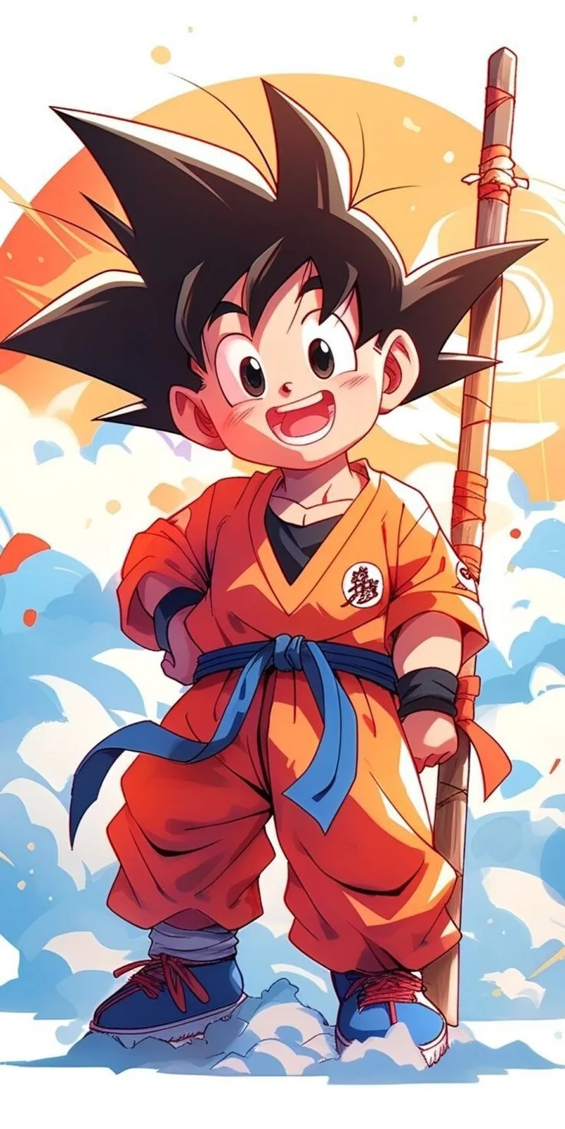 Ảnh goku chibi cute khiến cộng đồng fan đổ gục