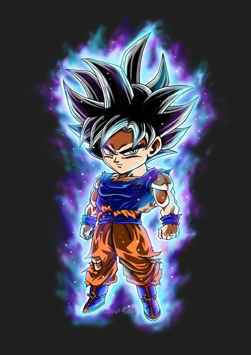 Hình ảnh goku chibi ngầu đốn tim người xem