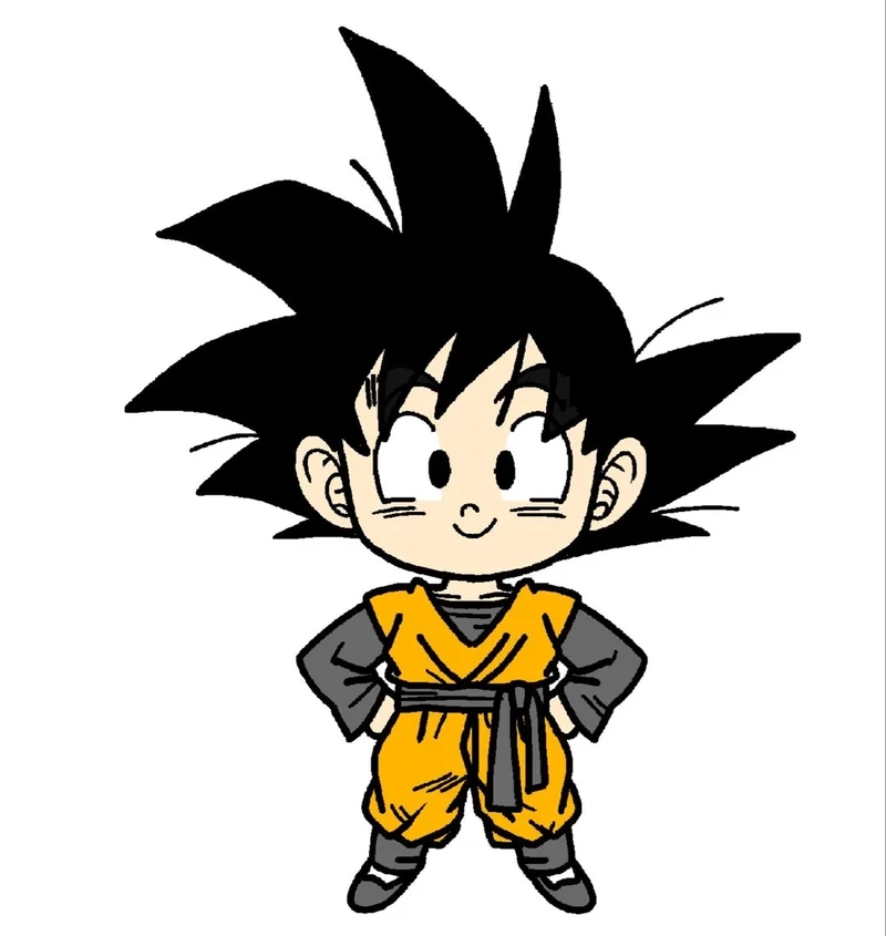 Fan nữ không thể bỏ qua cute chibi kawaii goku chibi